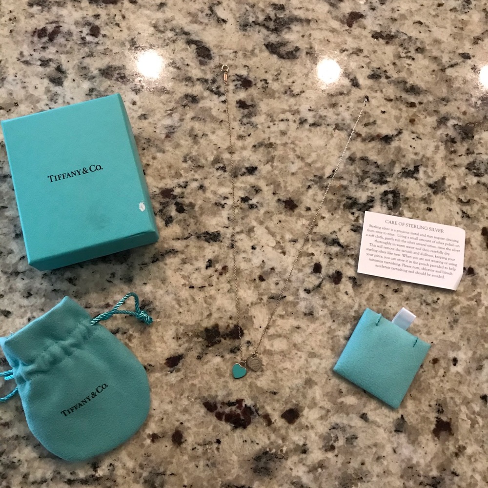 Tiffany & co mini heart necklace